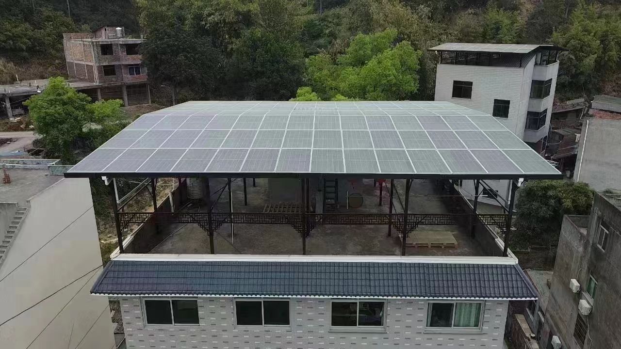 天津15kw+10kwh自建别墅家庭光伏储能系统